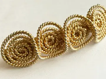 골동품 소용돌이 시스루 빙글빙글 vintage 머리핀