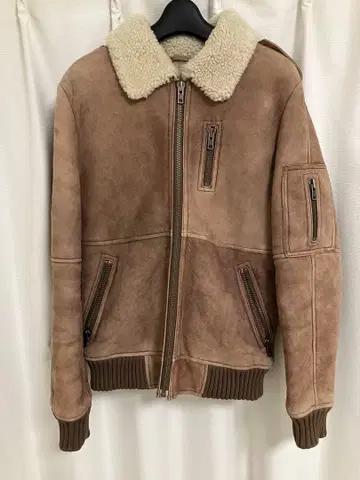 최고급 MISTER Paul & Joe 아카이브 무스탕 자켓 천연 가죽