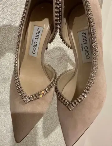 JIMMY CHOO 스웨이드 펌프스