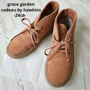 [ grace garden ] 호킨스 스웨이드 차카 스니커즈 속기모