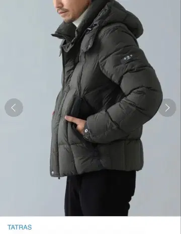 TATRAS / 별주 나일론 후디드 다운 자켓