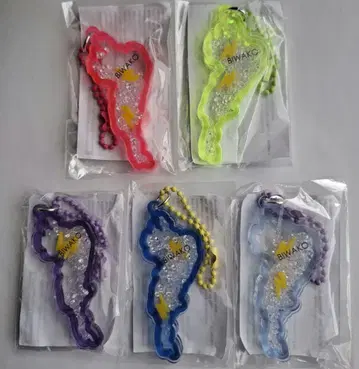 쿠사츠 비와코 아크릴 키링 5색 컴플리트 세트