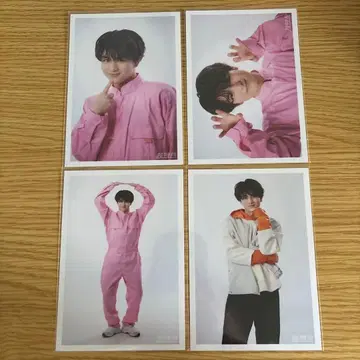 초특급 하루 브로마이드 캐러멜 하트 4장 세트