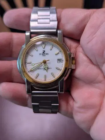 빈티지 자동 와인딩 남성용 손목시계 미요타 무브먼트