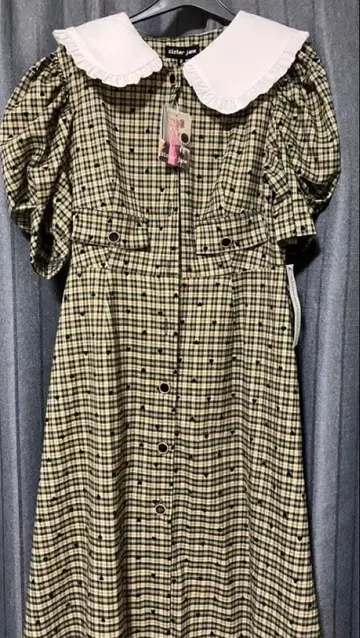 Sister Jane 하트 체크 미디엄 드레스