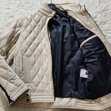 구하기 어려움 WIND ARMOR 라이더 자켓 가죽 다운 퀼팅