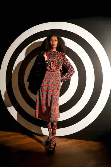 새상품급 Anna Sui 롱 원피스