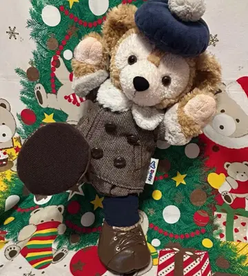 더피 봉제 인형 포즈도 취하고 자립 가능 윈터 잉크 링 타운