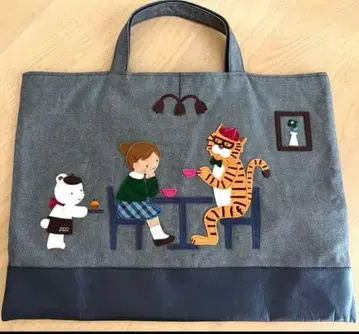 파미리아 빔즈 콜라보 호랑이 해 데님 백