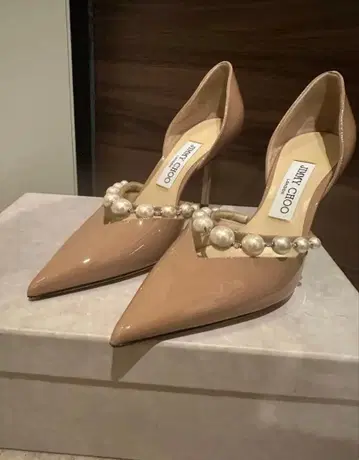 JIMMY CHOO 지미추 펌프스 펄