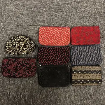 즉시 결제 인덴야 INDEN-YA 코인 케이스 동전 지갑 8개 세트