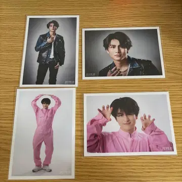 초특급 브로마이드 하루 4장 세트 메탈 단짝 캐러멜 하트