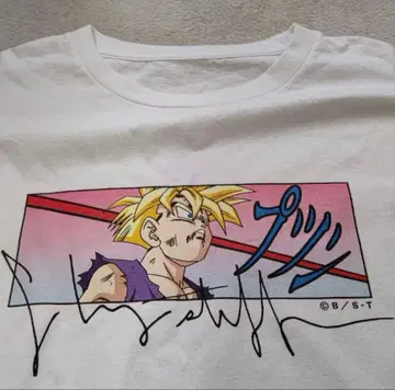 드래곤볼 롱T 화이트 XL 사이즈 yutori