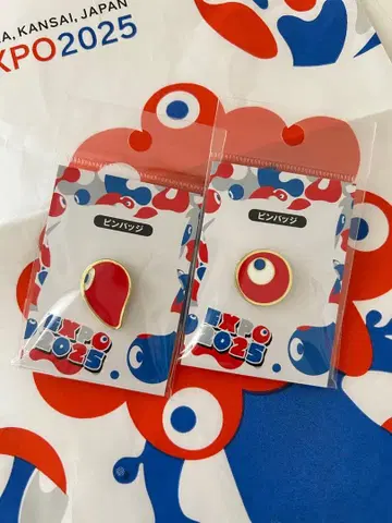 오사카 엑스포 코먀쿠 먀쿠먀쿠 핀 배지 세트