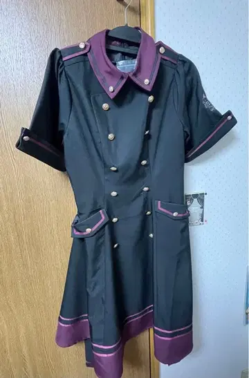 Amavel 밀리터리 원피스 블랙