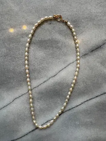 담수 펄 목걸이