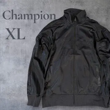 챔피온 Champion 맨투맨 트랙 자켓 저지 블랙