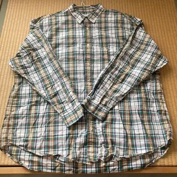 BEAMS 체크 무늬 셔츠 L 사이즈