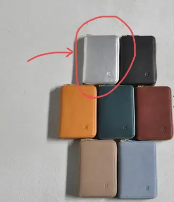 클레도란 TANTE MEDIUM WALLET silver