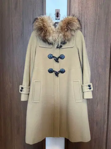 그레이스 콘티넨탈 베이지 더플 코트