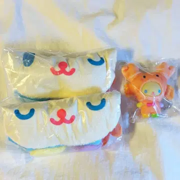 치비토모 우사하나 세트 봉제 인형 파우치 가챠