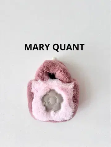 마리콴트 퍼 백 2way 미니 토트 핑크 복슬복슬 백