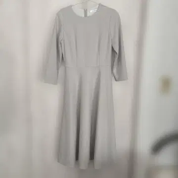 M-premier BLACK 라이트 그레이 A 라인 롱 원피스