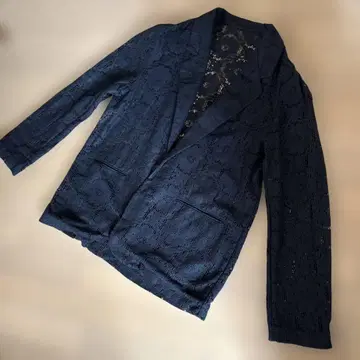 투데이풀 Lace Over Jacket 레이스 자켓 블랙 38