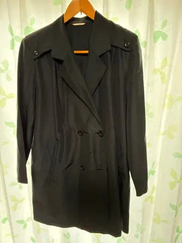 블랙 더블 브레스트 테일러드 자켓