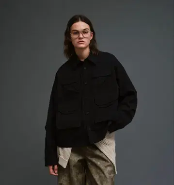 soerte 멀티 포켓 밀리터리 셔츠 자켓