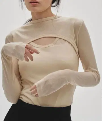 todayful back layered long t-shirts