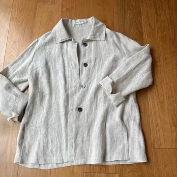 INABAYUKIMI 린넨 테일러드 자켓 42 일본제 린넨