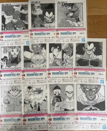 제일복권 드래곤볼 40th 클리어 파일 세트 11종 세트