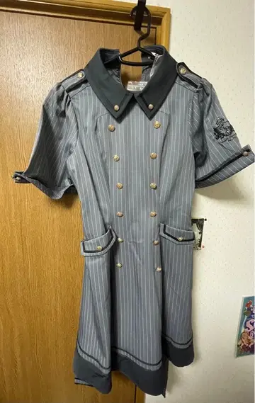 Amavel 밀리터리 원피스 그레이