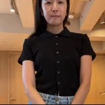 SHISHIKUI 시시쿠이 POLO / BLACK 모모치하루