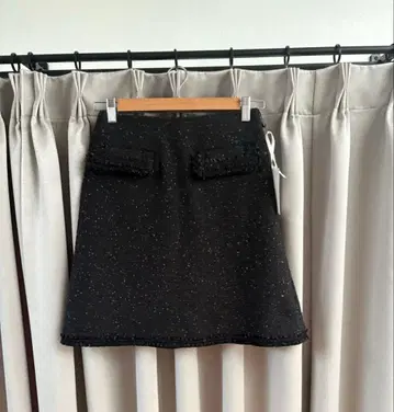 택 포함 새상품 23구 R 아르 온워드 카시야마 고급 라인 트위드 스커트