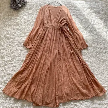 누키테파 카슈쿨 2WAY 롱 원피스 보일 코튼 인도 면