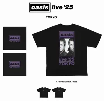 oasis T셔츠 L 2025년 10월 26일 오아시스 도쿄