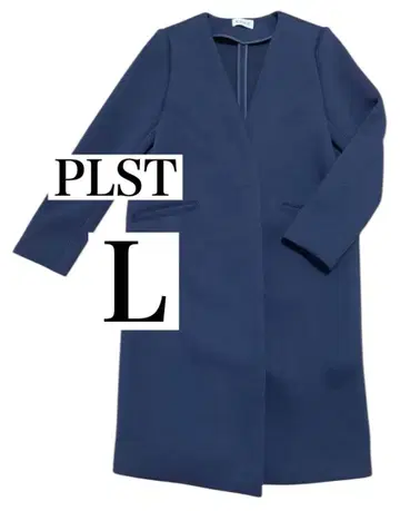 PLST 플라스테 스펀지 리버 컬러리스 코트 네이비 L