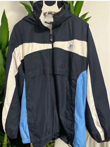 STARTER 집업 자켓 로고 자수 L