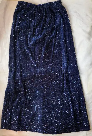 벨로아 스팽글 스커트 null.