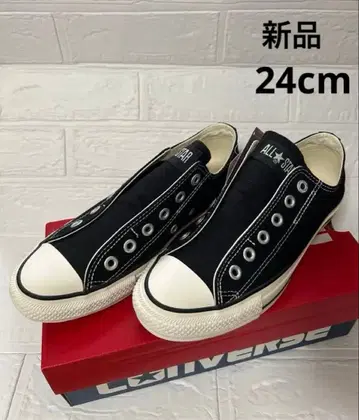 새상품 CONVERSE ALL STAR SLIP FE OX 블랙 24cm