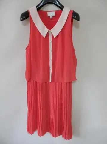 (O-34)GREYLIN 그레이린 플리츠 원피스 슬리브리스