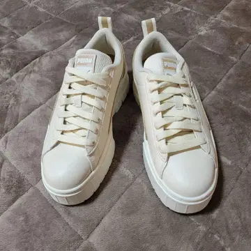 24cm PUMA MAYZE OW BEIGE 푸마 메이즈 베이지 통굽