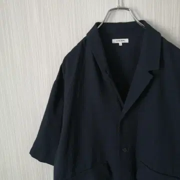 글로벌 워크 반팔 자켓 네이비 남성용