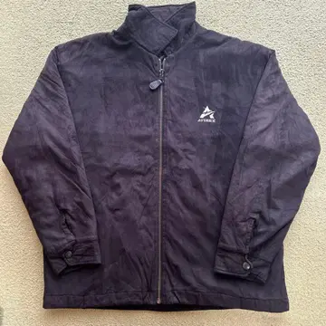 AVREX 벨로아 자켓 퀼팅 아우터 XL 블루종 풀 집업