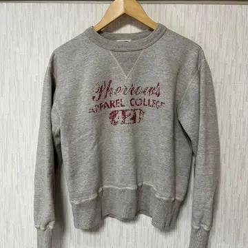 페로우즈 붉은 기가 도는 그레이 크루넥 트레이닝복 L