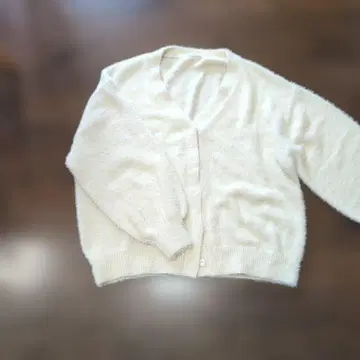 완판템 디스코트 샤기 가디건