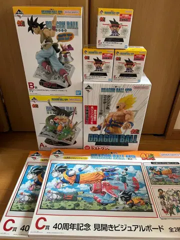 제일복권 드래곤볼 40th 피규어 풀컴플리트 보드 2종 외