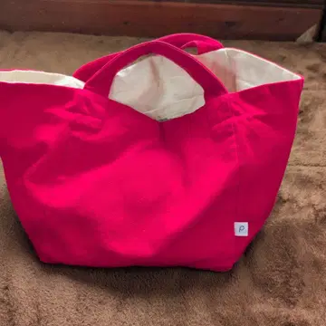 pouto 빨간색 토트백